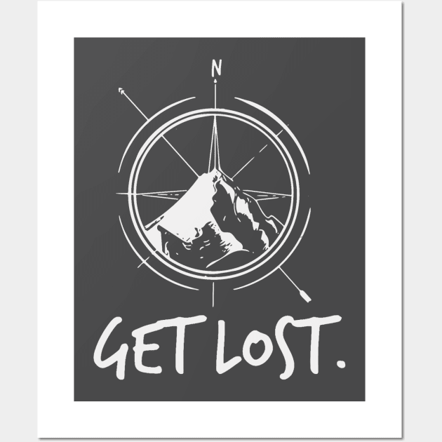 Get Lost. Wall Art by Thistle Kent